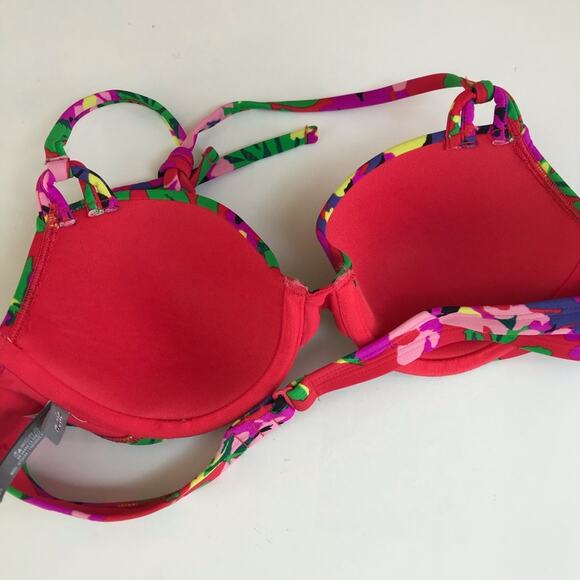 AERIE Blakely Floral Push Up Bikini Top 34B - Picture 3 of 5